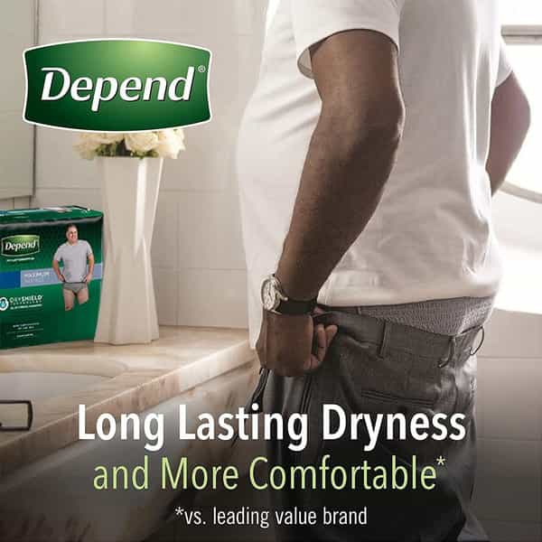 Underwear| Depend Max Absrb Men Lg (Units Per Pack: 17)