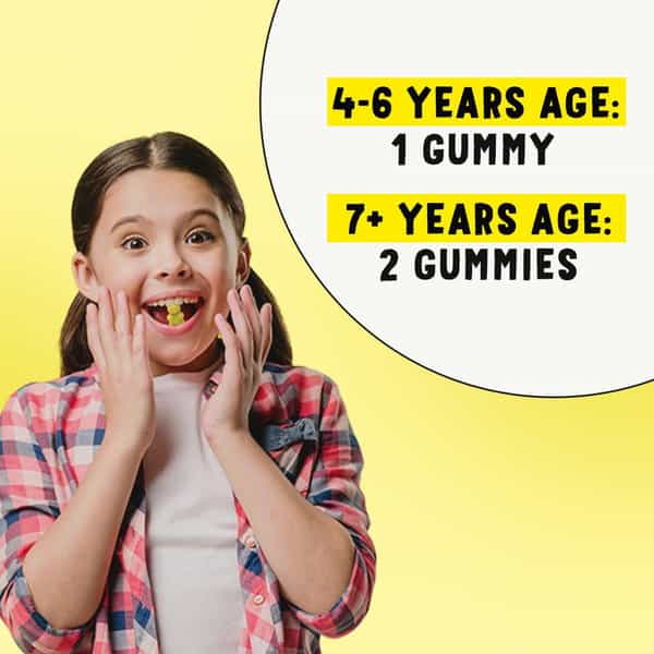 Power Gummies Multivitamin & Immunity Booster For Kids Junior Health Supplement (30 No)