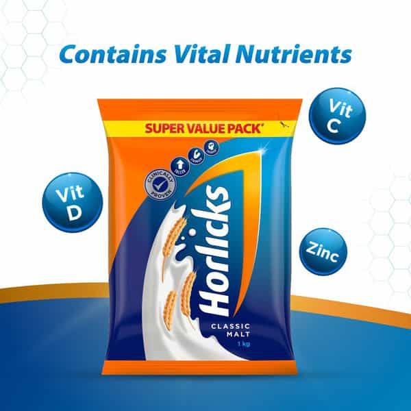 Horlicks Nutrition Drink Pouch - 1 Kg