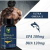 Fij Ayurveda Ultra Omega 3 Fish Oil - 1000Mg- 60 Softget Capsules (Pack Of 2)