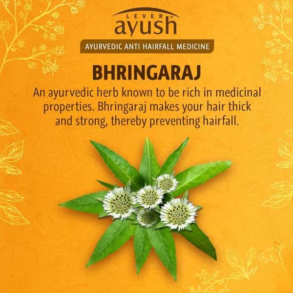 Lever Ayush Anti Hairfall Bhringaraj Shampoo-330Ml