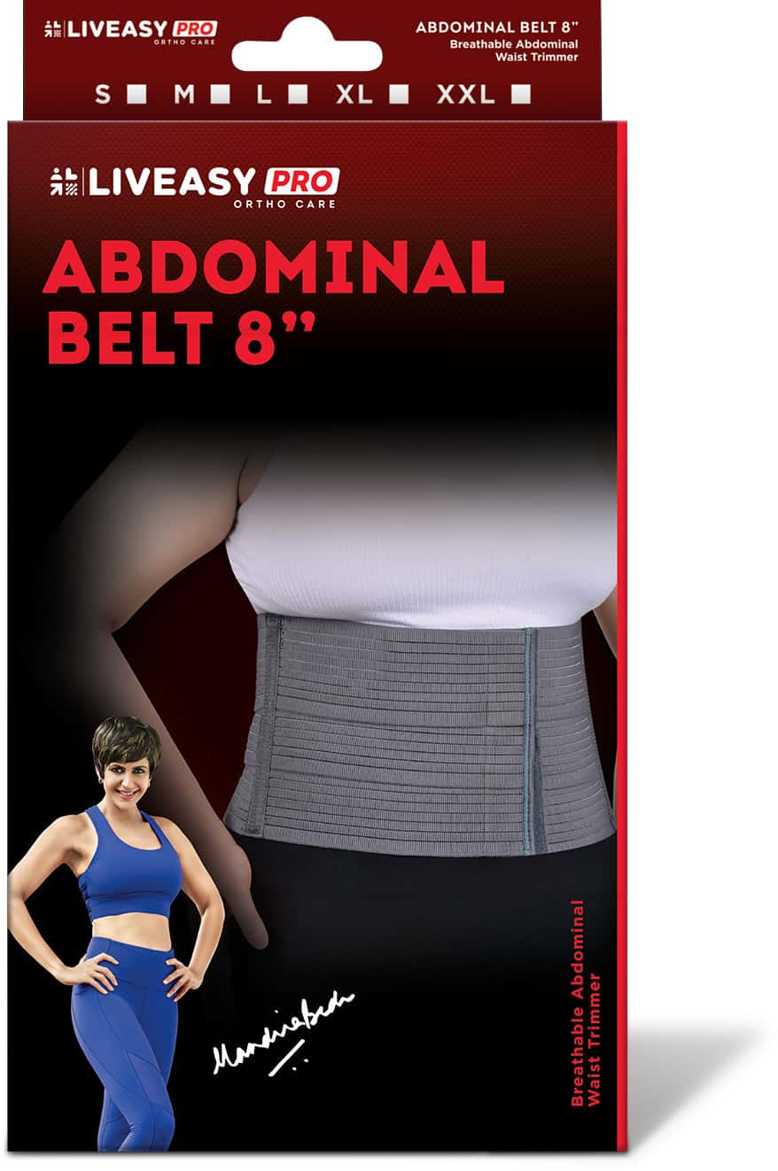 Liveasy Pro Ortho Care Abdominal Belt 8 Xl Size (40 - 44 Inch) 1 No's