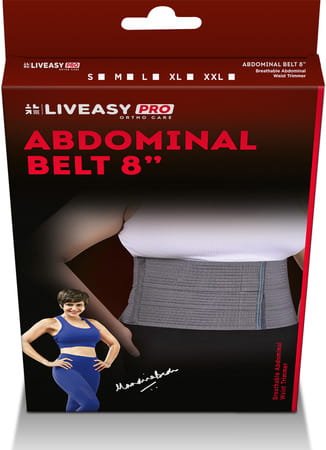 Liveasy Pro Ortho Care Abdominal Belt 8 Xl Size (40 - 44 Inch) 1 No'S