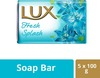 Lux Fresh Splash Water Lily & Cooling Mint Soap Bar - 100 G (Buy 4 Get 1)