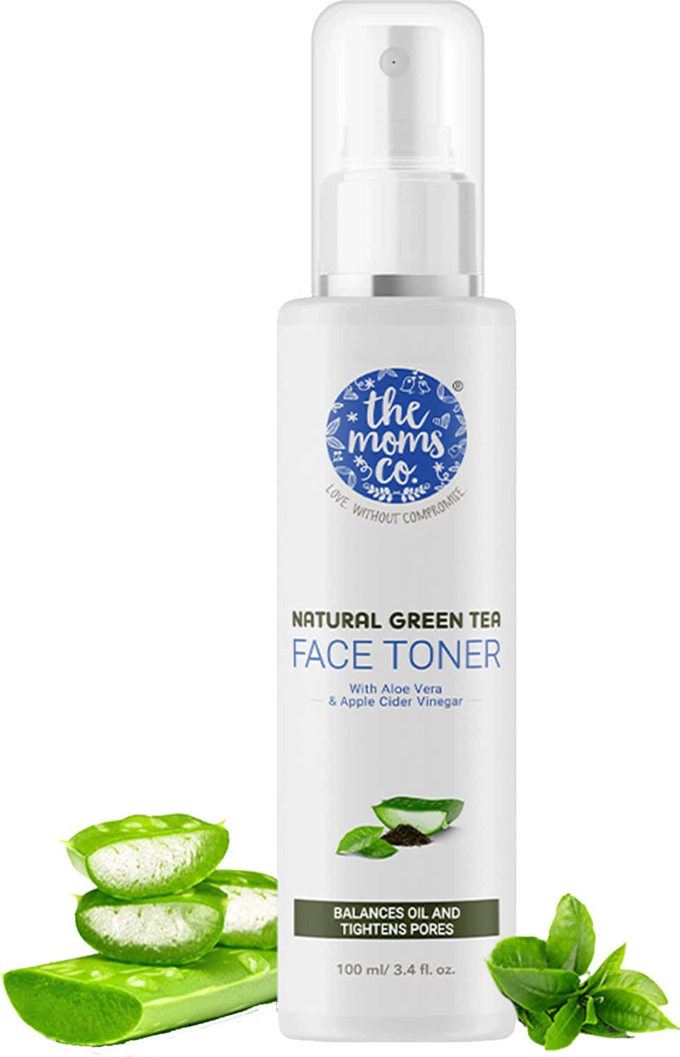 Buy THE MOMS CO. NATURAL GREEN TEA FACE TONER (100 ML) Online & Get