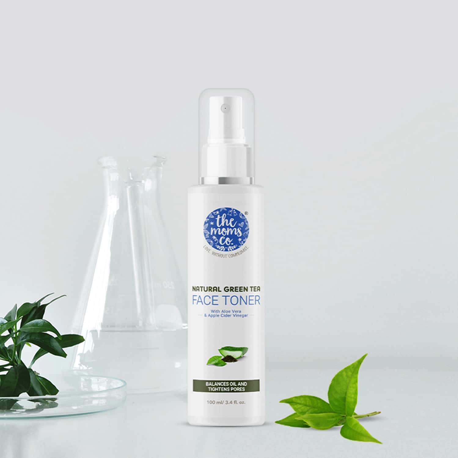 Buy THE MOMS CO. NATURAL GREEN TEA FACE TONER (100 ML) Online & Get