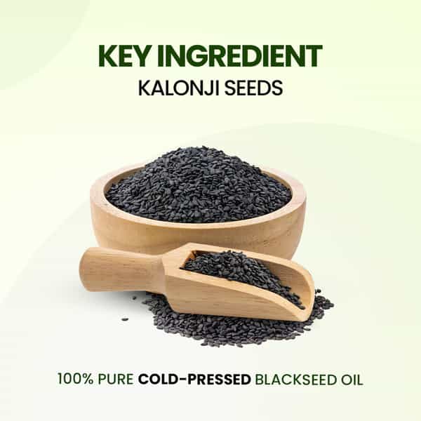Nature Sure Kalonji Tail Black Seed Oil Cold Pressed & 100% Pure For Men And Women - 1 Pack (110 Ml)