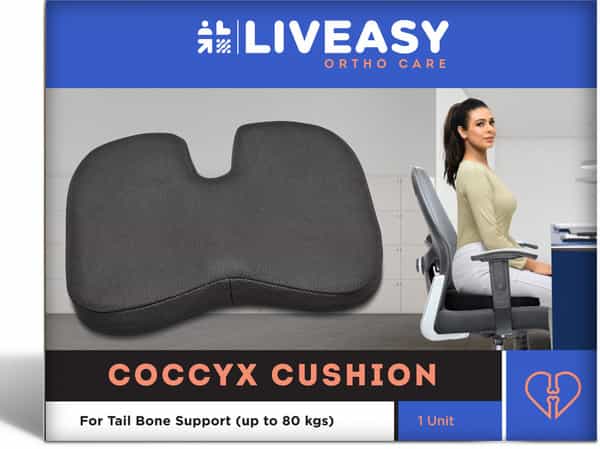 Liveasy Ortho Care Coccyx Cushion