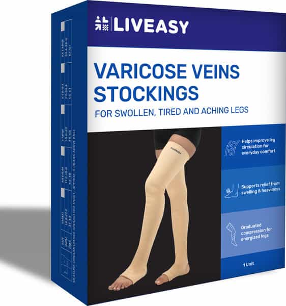Liveasy Ortho Care Varicose Veins Stockings Xxl