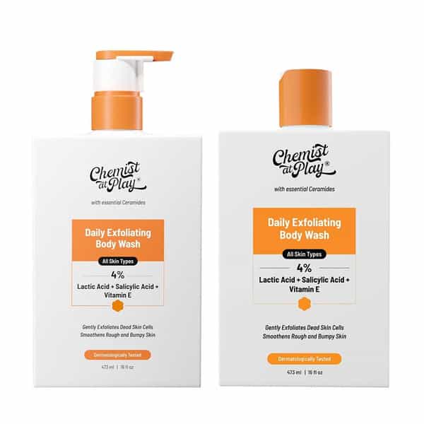 Chemist At Play Exfoliating Body Wash With Ceramides | Gently Exfoliates & Makes Skin Smooth 473 Ml