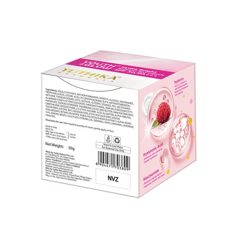 Yuthika Youth & Glow Hydra Bright Radiant Day Cream 50G | Spf30 Pa+++ Dermatologically Tested