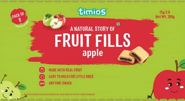 Timios Fruit Fills - Apple 200G