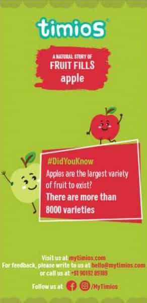 Timios Fruit Fills - Apple 200G