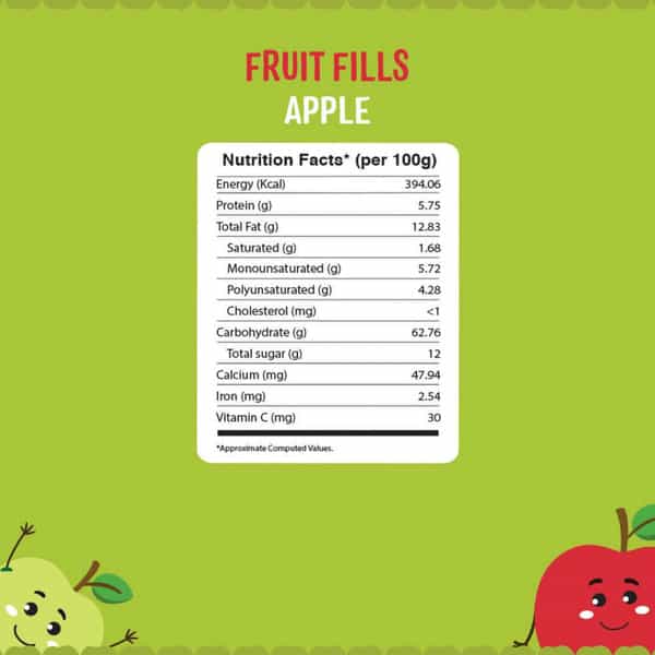 Timios Fruit Fills - Apple 200G