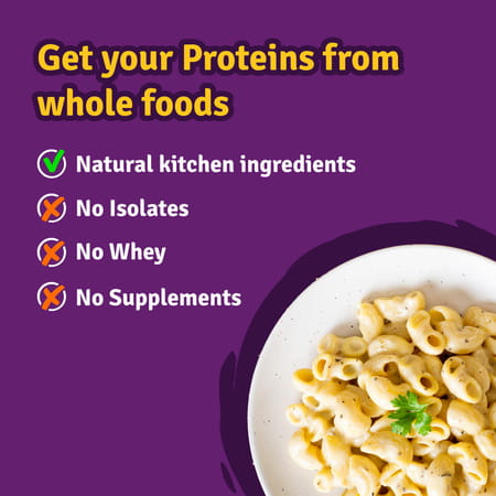 Prolicious Durum Wheat Macaroni Pasta | High Protein & Fiber | No Maida (Pack Of 2, 400g Each)