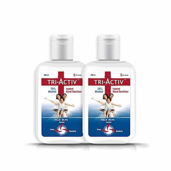 Tri-Activ Hand Sanitizer 250Ml (Pack Of 2)