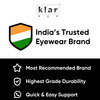 Klar Eye Rectangle Full Rim Reading Glasses Men And Women +0.75 To +3.50+3.50 Power Matte Black