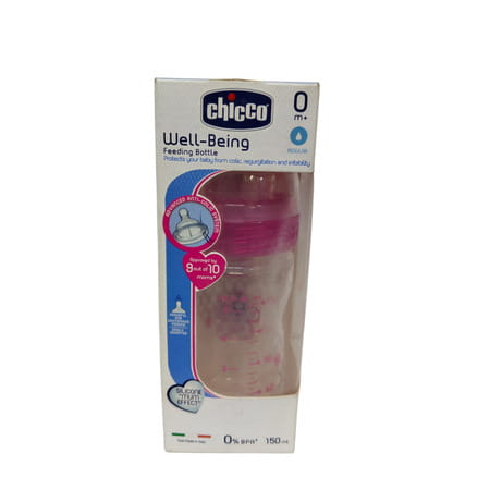 Chicco Wellbeing Pp Pink Bottle 150 Ml