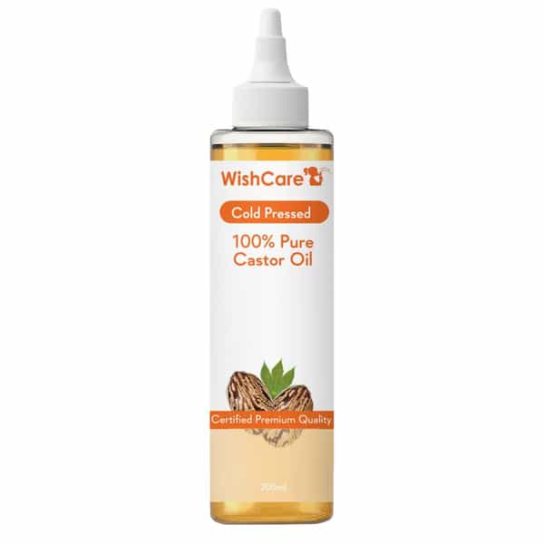 Wishcare 100% Pure Cold Pressed Castor Oil (200Ml)