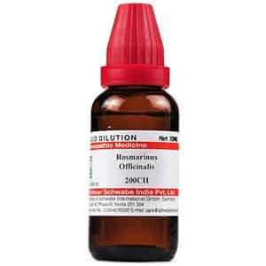 Dr. Willmar Schwabe India Rosmarinus Officinalis Dilution 200 Ch 30 Ml