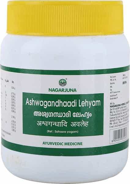 Nagarjuna Ashwagandhaadi Lehyam -500 Gram With Free Pachak Methi