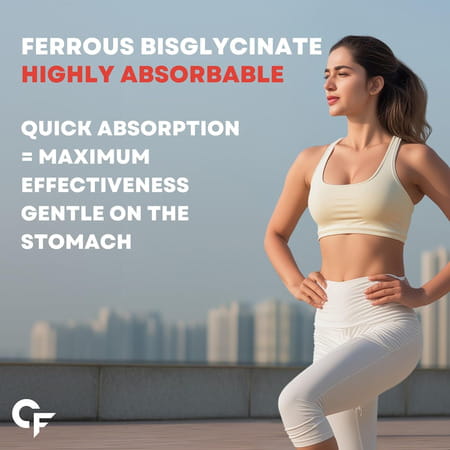 Carbamide Forte Chelated Iron+Vitamin C B12 Folic Acid&Zinc-100 Veg Tablets