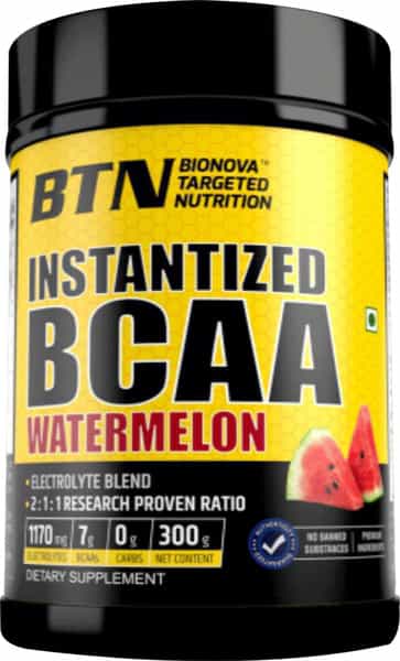 Btn Sports Instantized Bcaa (2:1:1 Ratio) Pre And Post Workout Supplement (Electric Candy Flavour)
