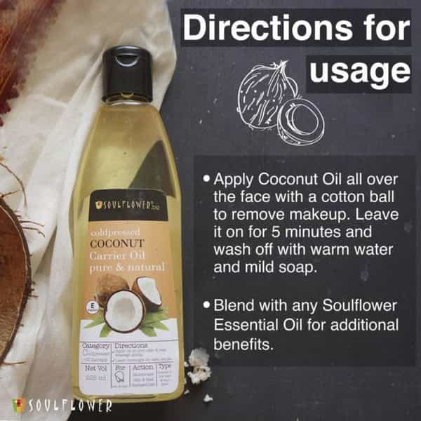 Soulflower Bhringraj Carrier Oil & Coconut Carrier Oil 225Ml (Set Of 2)