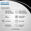 Quarant 3 Ply Black Surgical Face Mask With Adjustable Nose Pin Uv Sterilized - Pack Of 500