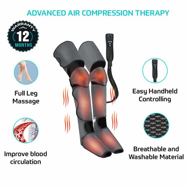 Beatxp Airstream Pro Leg Massager (Black)
