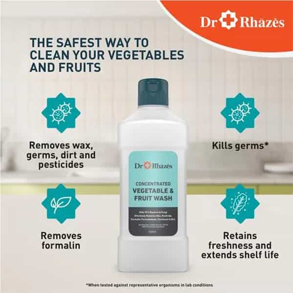 Dr Rhazes Vegetable Fruit Wash 500 Ml
