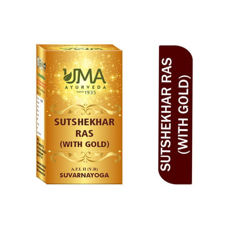 Uma Ayurveda Sutshekhar Ras (W/O Gold) Ayurvedic Tablets 80 Tab