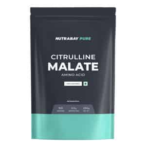 Nutrabay Pure 100% Citrulline Malate Powder - 250g Unflavoured 100 Servings