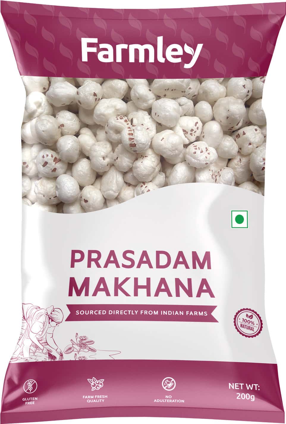 Farmley Prasadam Makhana (Foxnuts) 200 G