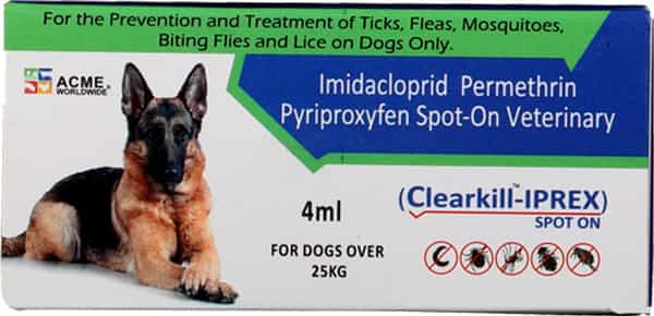 Clearkill Iprex Spot On 4 Ml