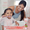 Babyorgano Herbal Strawberry Toothpaste For Kids Babool | Mulethi Fluoride & Sls Free 50Gm Pack 3