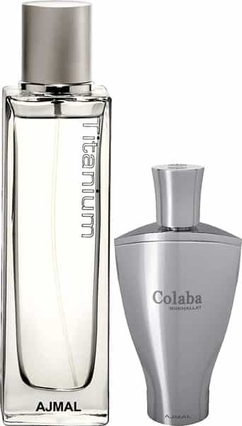 Ajmal Titanium Edp 100Ml Perfume For Men And Classic Oud Cp Oil Oudh 10Ml For Unisex