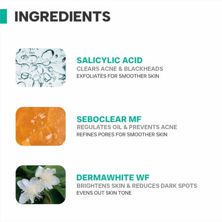 Dermatouch Salicylic Acid 2% Sebustop W/W 2% Face Serum |Specially For Acne-Prone & Oily Skin | 30Ml