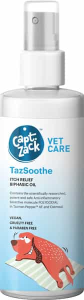 Captain Zack Vet Care - Tazsoothe Itch Relief Spray For Dogs 50 Ml