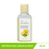 Pearldew Sanitizer (Lemon & Mint) | Aloe & Neem | Paraben Free | 60ml (Pack Of 12)
