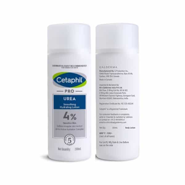 Cetaphil Pro Urea Repair Smoothing 4% Lotion | Sensitive Skin | 200 Ml