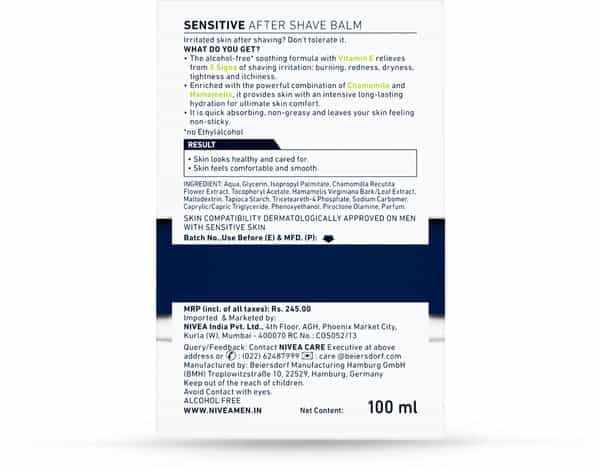 Nivea Men Aftershave Balm - 100 Ml