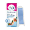 Veet Professional Sensitive Skin 8 Pre Coated Wax Strips & 2 Perfect Finishing Wipes