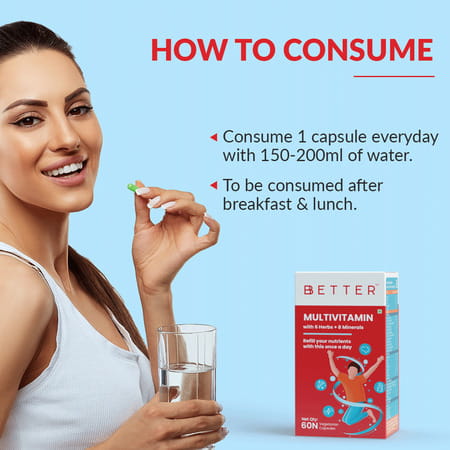 Bbetter Multivitamin 60 Capsules Bottle