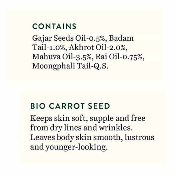 Biotique Bio Carrot Seed Anti Aging After Bath Body Oil - 120 Ml