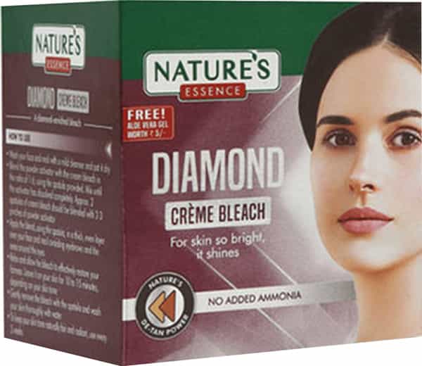 Nature's Essence Diamond Bleach + Free Aloe Vera Gel- 43Gm + 5 Gm