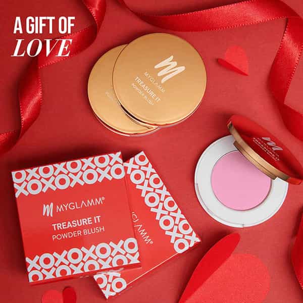Myglamm Treasure It Powder Matte Blush-Lust