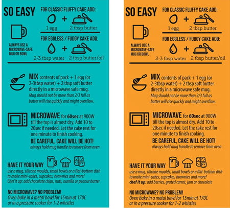 Serapheena Big Box Of Happiness Cake Mix Combo -Vanilla 375g & Chocolate 400g |Eggless| Pack Of 2