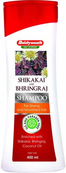 Baidyanath Asli Ayurved Shikakai And Bhringraj Shampoo 450 Ml Reduces Hair Fall