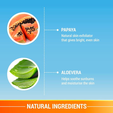 Lotus Herbals Safe Sun Detan After-Sun Face Wash Gel 100g ( Pack Of 2 )